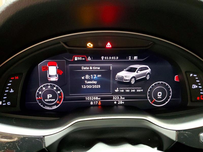 Photo 9 from auction – 2018 AUDI Q7 PREMIUM with VIN WA1LAAF79JD010163