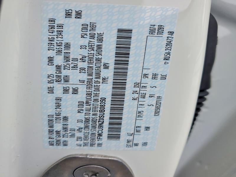 Photo 14 from auction – 2025 FORD ESCAPE ST with VIN 1FMCU9NZ0SUB08350