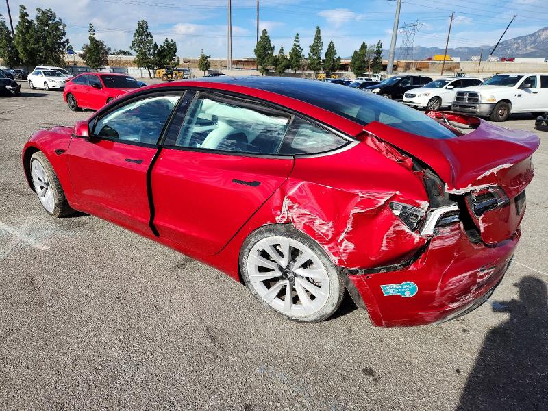 Photo 2 from auction – 2021 TESLA MODEL 3 with VIN 5YJ3E1EA2MF019257