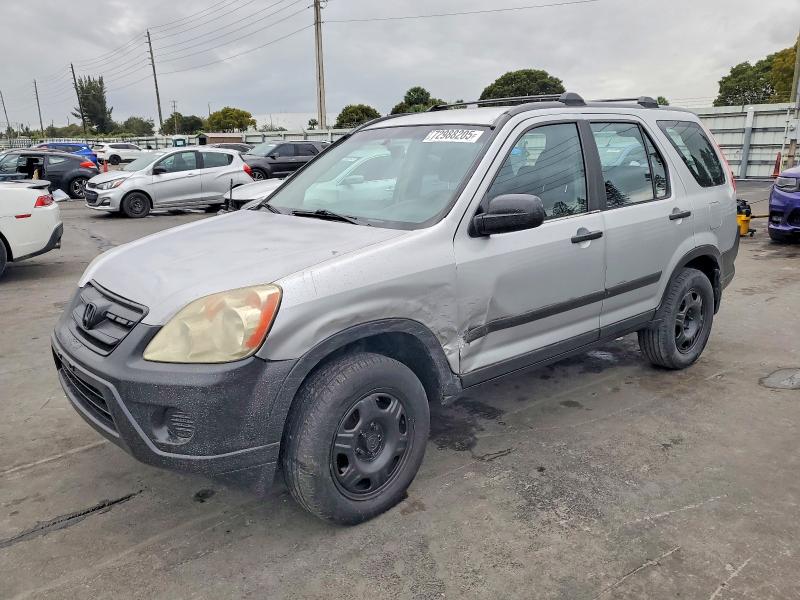HONDA CR-V LX 2005 with VIN SHSRD68515U304017 - Photo from auction