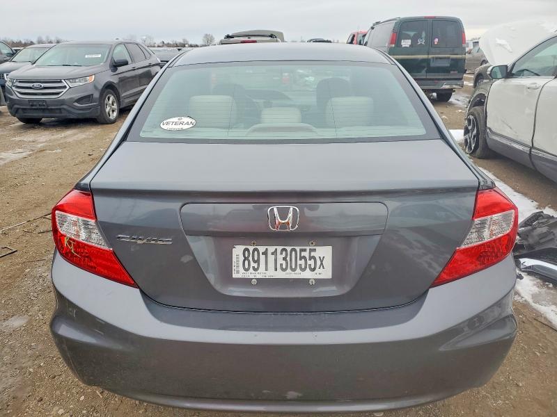 Photo 6 from auction – 2012 HONDA CIVIC LX with VIN 19XFB2F50CE106673