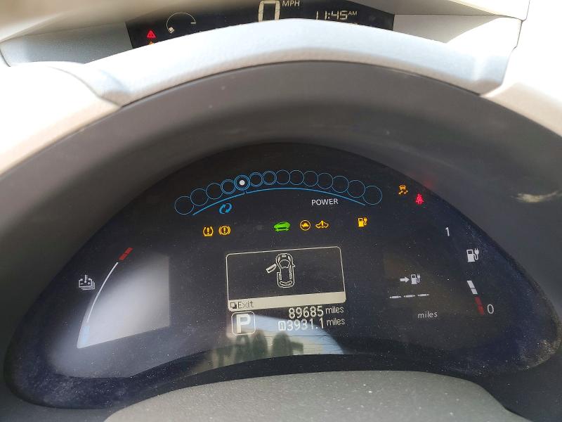 Photo 9 from auction – 2012 NISSAN LEAF SV with VIN JN1AZ0CP1CT015499