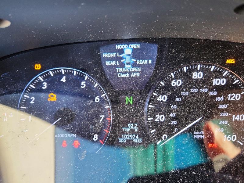 Photo 9 from auction – 2012 LEXUS LS 460 with VIN JTHBL5EF2C5112962