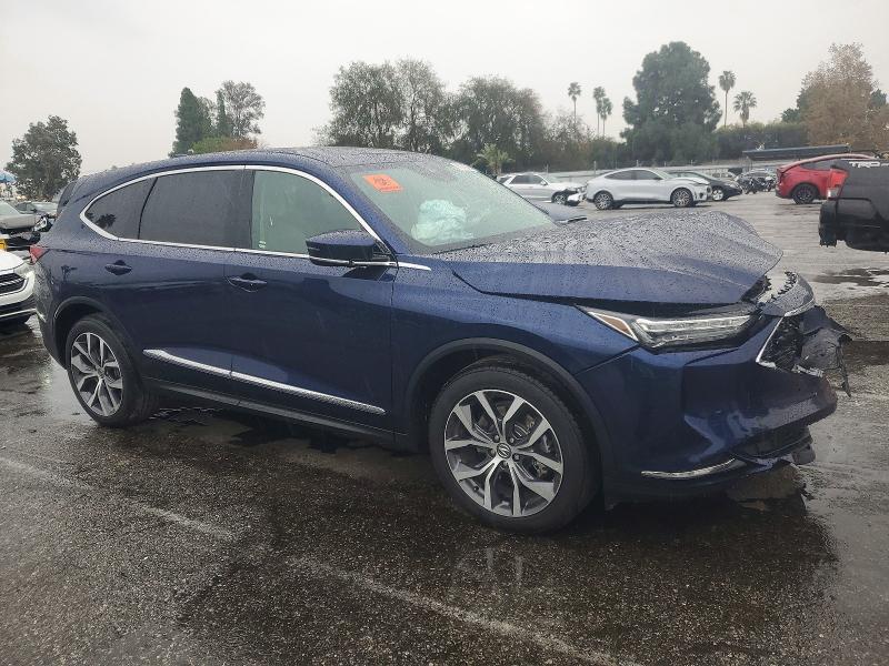 Photo 4 from auction – 2022 ACURA MDX TECHNO with VIN 5J8YE1H47NL019895