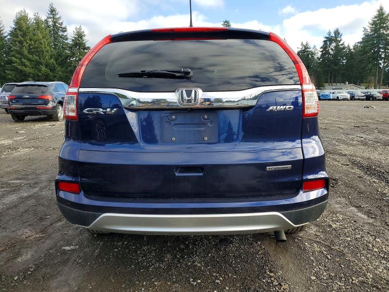 Photo 6 from auction – 2016 HONDA CR-V TOURI with VIN 5J6RM4H9XGL032592
