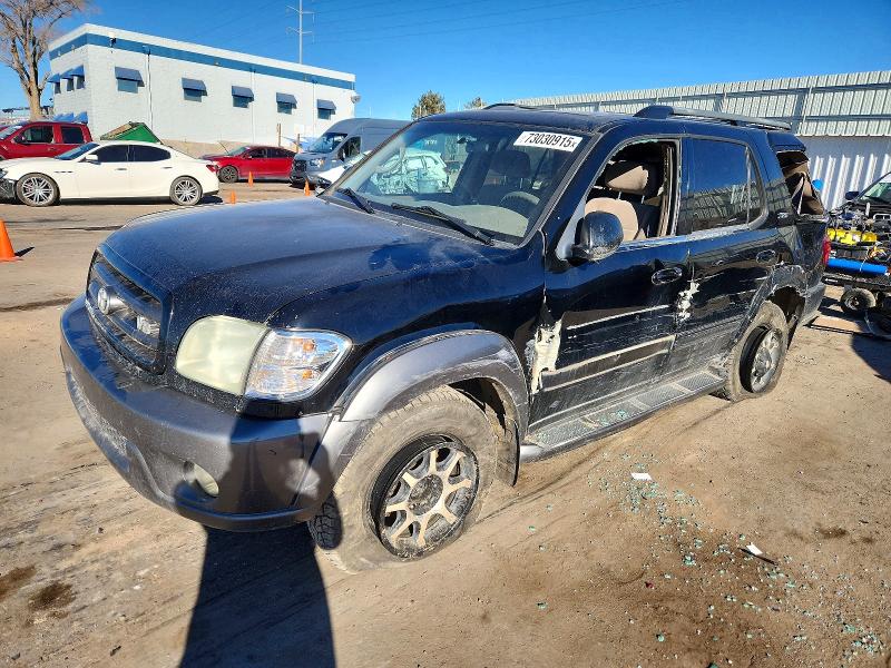 TOYOTA SEQUOIA SR 2003 with VIN 5TDBT44A93S199321 - Photo from auction