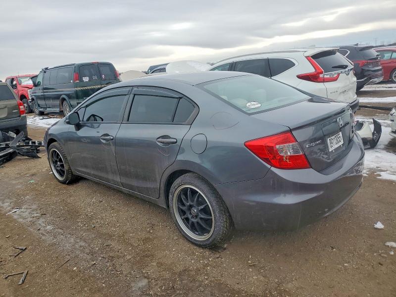 Photo 2 from auction – 2012 HONDA CIVIC LX with VIN 19XFB2F50CE106673