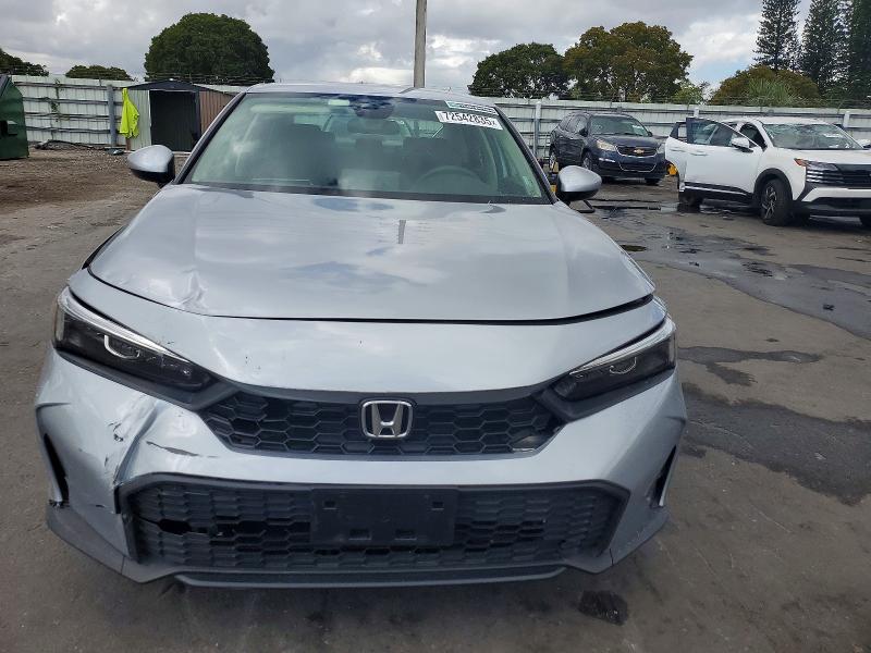 Photo 5 from auction – 2025 HONDA CIVIC LX with VIN 2HGFE2F20SH601831