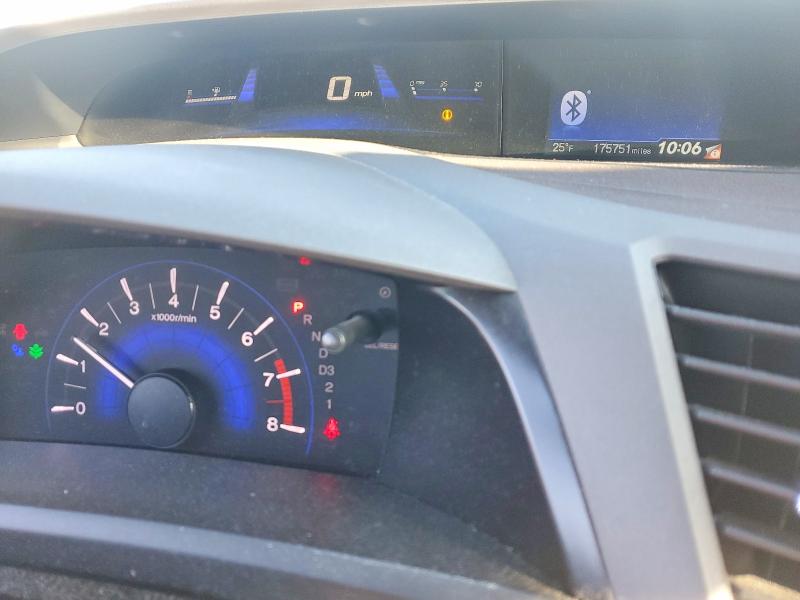 Photo 9 from auction – 2012 HONDA CIVIC EX with VIN 19XFB2F81CE067893