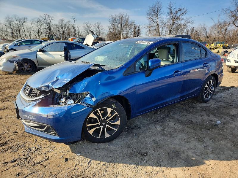 HONDA CIVIC EX 2015 with VIN 2HGFB2F84FH554015 - Photo from auction