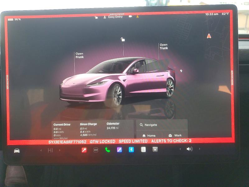Photo 9 from auction – 2024 TESLA MODEL 3 with VIN 5YJ3E1EA8RF771052