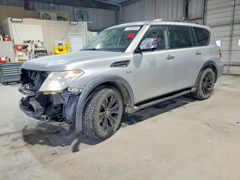 NISSAN ARMADA SV 2017 with VIN JN8AY2NC2H9504377 - Photo from auction