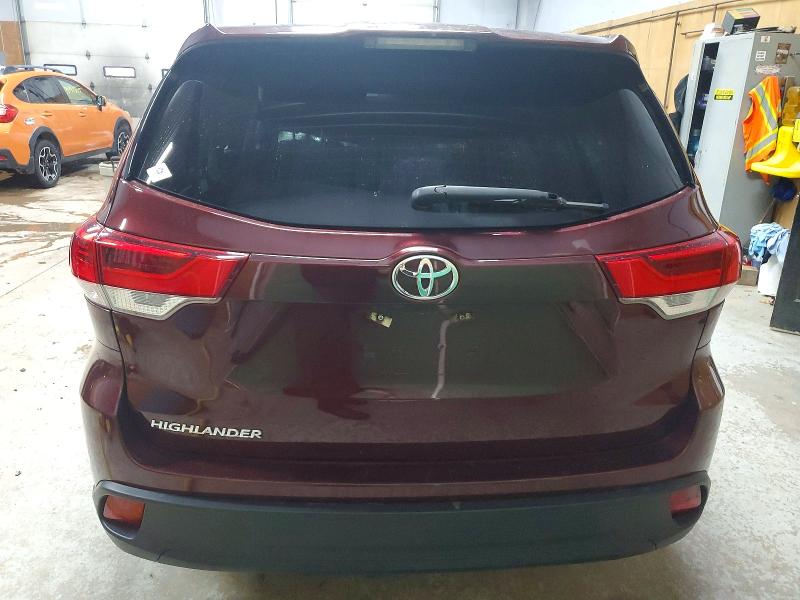 Photo 6 from auction – 2017 TOYOTA HIGHLANDER with VIN 5TDZZRFH7HS219397