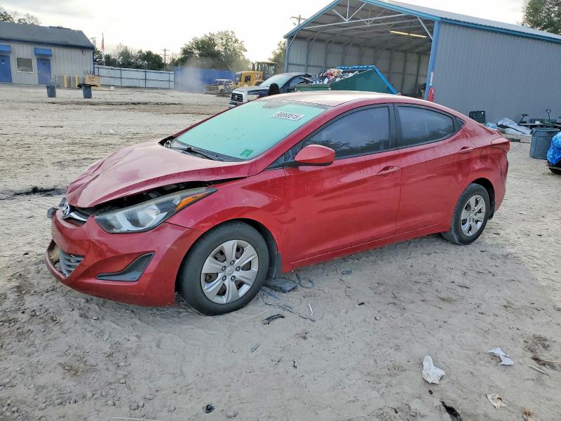 HYUNDAI ELANTRA SE 2016 with VIN KMHDH4AE0GU517860 - Photo from auction