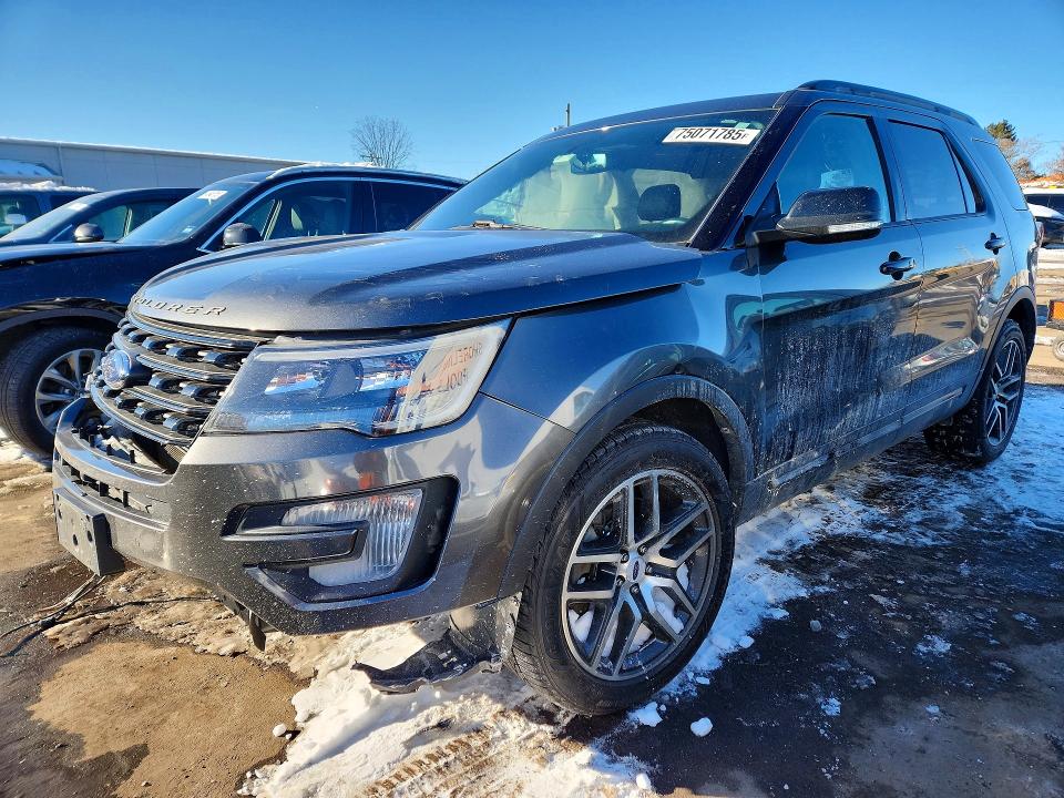 FORD EXPLORER S 2017 with VIN 1FM5K8GT5HGD73094 - Photo from auction