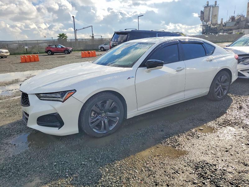 ACURA TLX TECH A 2022 with VIN 19UUB6F55NA002346 - Photo from auction