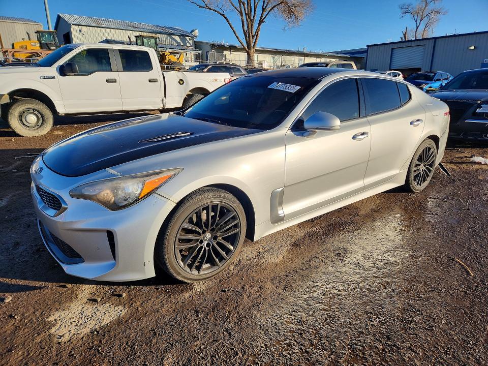 KIA STINGER 2018 with VIN KNAE15LAXJ6011085 - Photo from auction