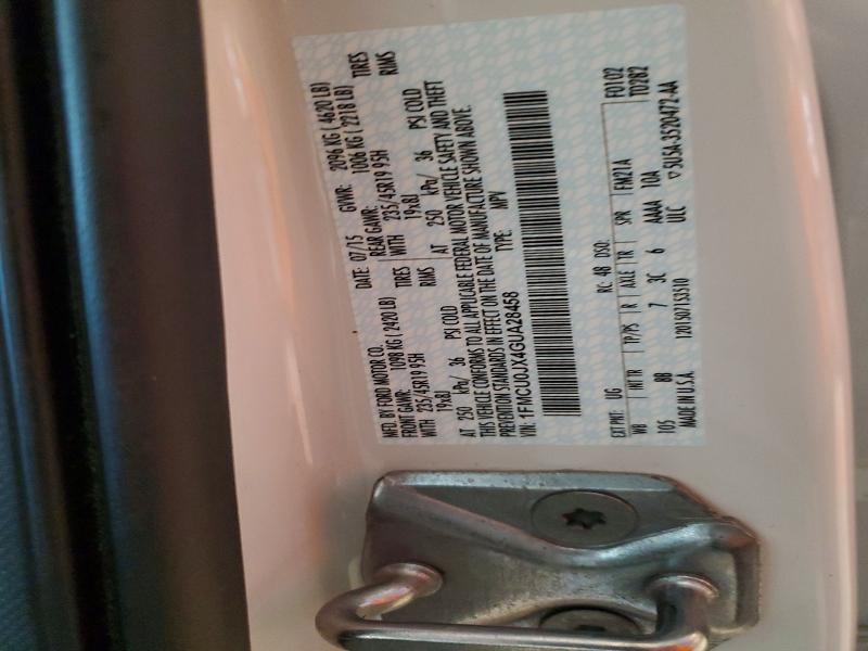Photo 14 from auction – 2016 FORD ESCAPE with VIN 1FMCU0JX4GUA28458