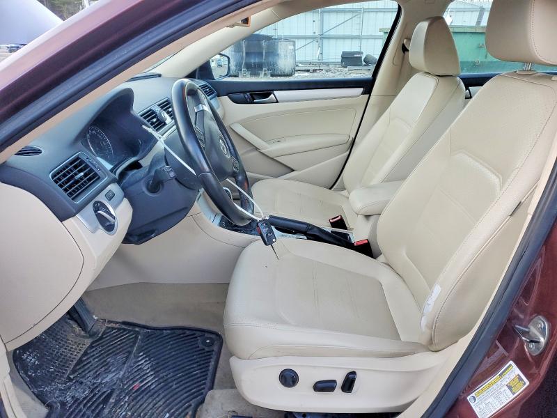 Photo 7 from auction – 2013 VOLKSWAGEN PASSAT SE with VIN 1VWBP7A33DC098349