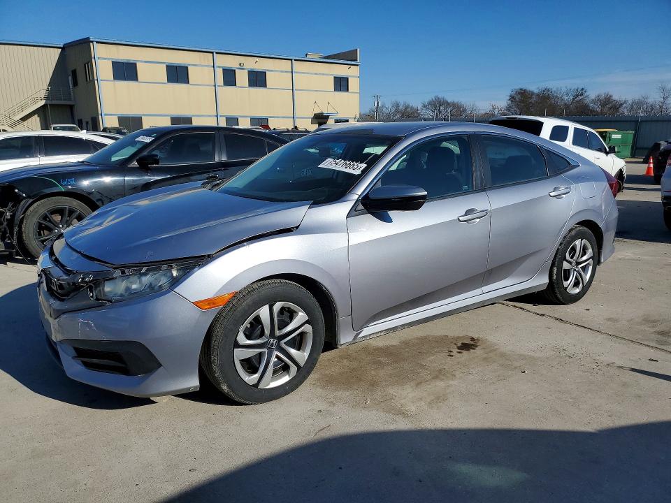 HONDA CIVIC LX 2016 with VIN 19XFC2F5XGE037932 - Photo from auction
