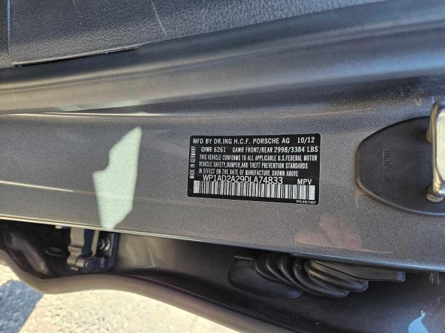 Photo 10 from auction – 2013 PORSCHE CAYENNE GT with VIN WP1AD2A29DLA74833