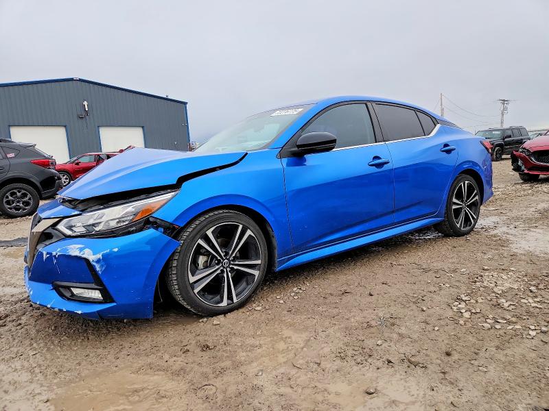 NISSAN SENTRA SR 2020 with VIN 3N1AB8DVXLY256310 - Photo from auction