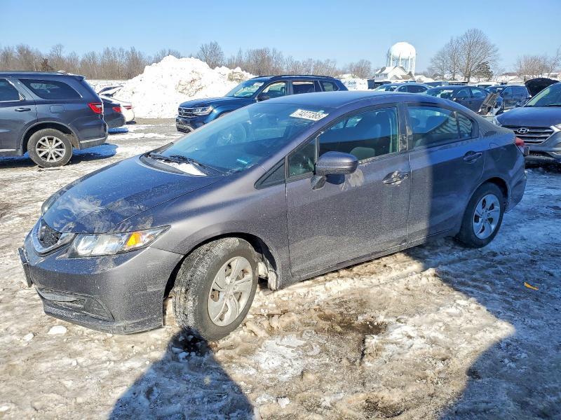 HONDA CIVIC LX 2014 with VIN 19XFB2E51EE071078 - Photo from auction