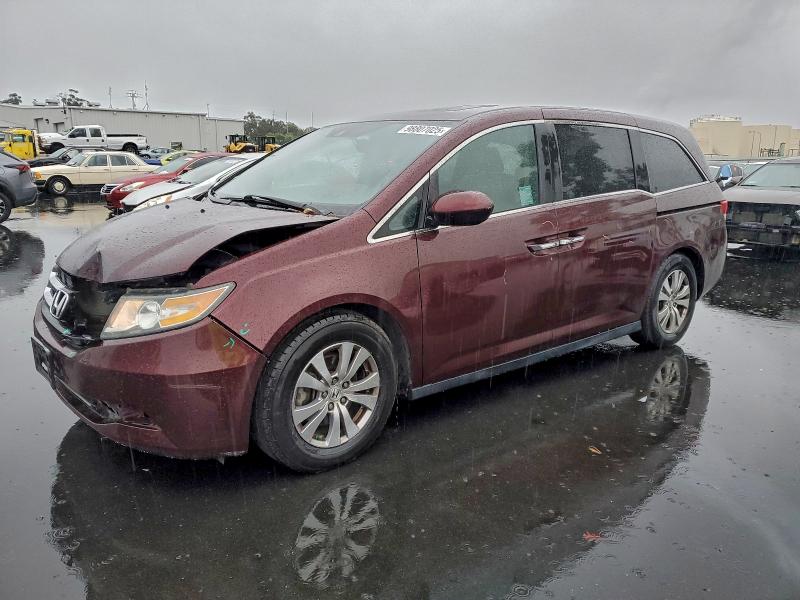 HONDA ODYSSEY EX 2014 with VIN 5FNRL5H64EB074857 - Photo from auction