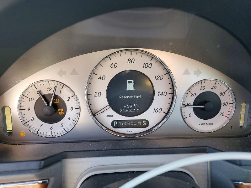 Photo 9 from auction – 2008 MERCEDES BENZ E with VIN WDBUF87X28B313664