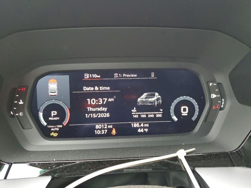 Photo 9 from auction – 2025 AUDI A3 PREMIUM with VIN WAUGUDGY5SA109358
