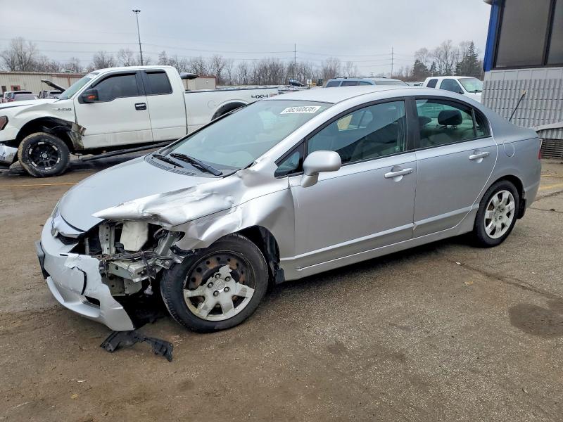 HONDA CIVIC LX 2009 with VIN 19XFA16569E044038 - Photo from auction