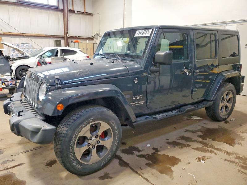 JEEP WRANGLER U 2018 with VIN 1C4BJWEG5JL904134 - Photo from auction
