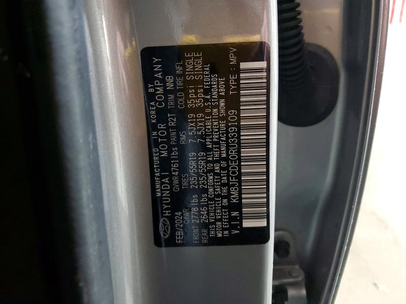 Photo 14 from auction – 2024 HYUNDAI TUCSON XRT with VIN KM8JFCDE0RU339109