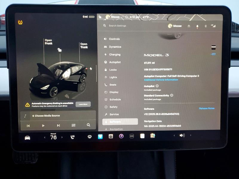 Photo 9 from auction – 2023 TESLA MODEL 3 with VIN 5YJ3E1EA1PF505871