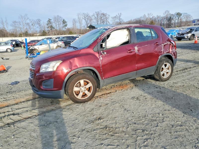 CHEVROLET TRAX LS 2016 with VIN 3GNCJNSB4GL129935 - Photo from auction