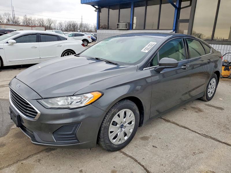 FORD FUSION S 2020 with VIN 3FA6P0G74LR109824 - Photo from auction