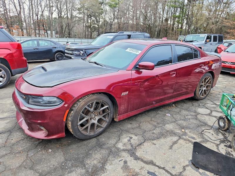 DODGE CHARGER R/ 2018 with VIN 2C3CDXGJ1JH186898 - Photo from auction