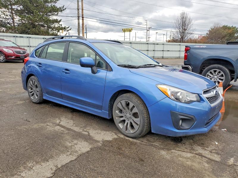 Photo 4 from auction – 2014 SUBARU IMPREZA SP with VIN JF1GPAS60E8300718