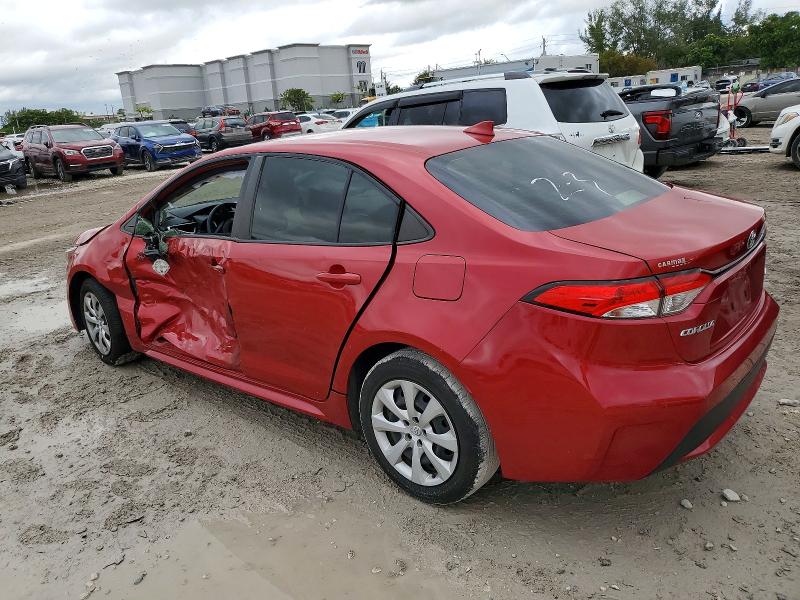 Photo 2 from auction – 2021 TOYOTA COROLLA LE with VIN JTDEPMAE6MJ124793