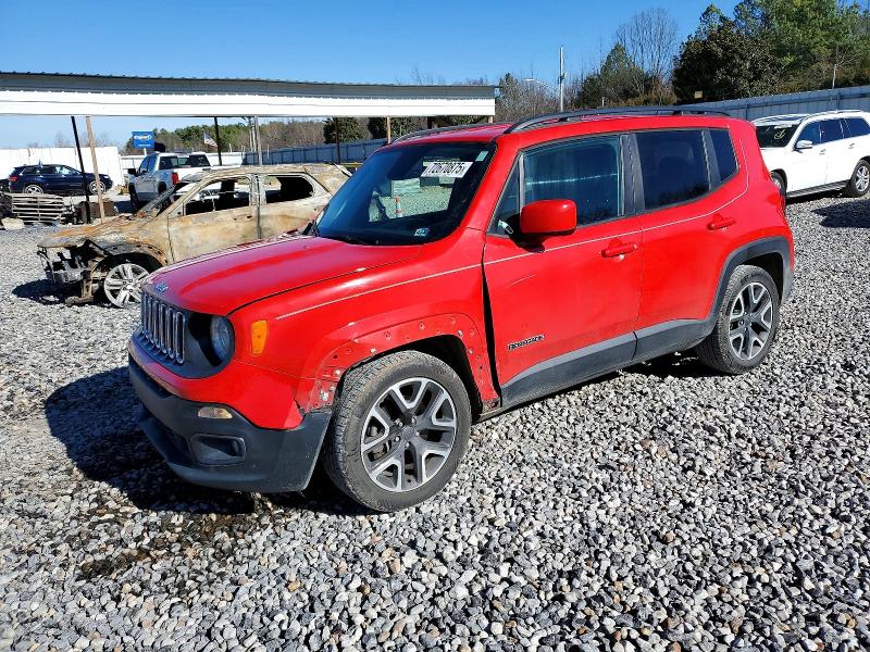 Photo 1 from auction – 2018 JEEP RENEGADE L with VIN ZACCJABB6JPJ59015