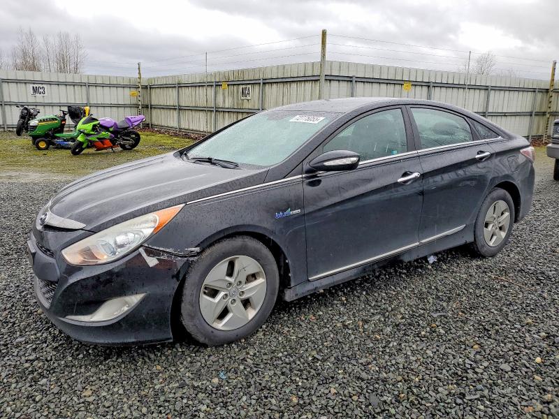 HYUNDAI SONATA HYB 2012 with VIN KMHEC4A45CA054670 - Photo from auction