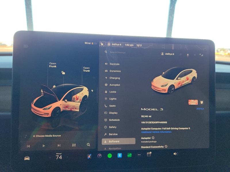 Photo 9 from auction – 2023 TESLA MODEL 3 with VIN 5YJ3E1EA9PF449565