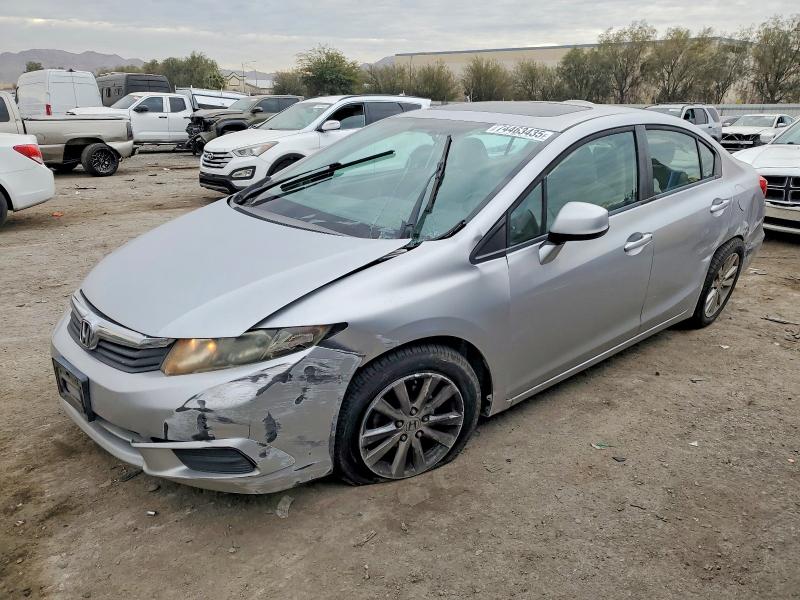 HONDA CIVIC 2012 with VIN 19XFB2F97CE358956 - Photo from auction