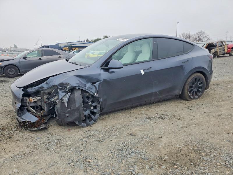 TESLA MODEL Y 2022 with VIN 7SAYGDEEXNF350533 - Photo from auction