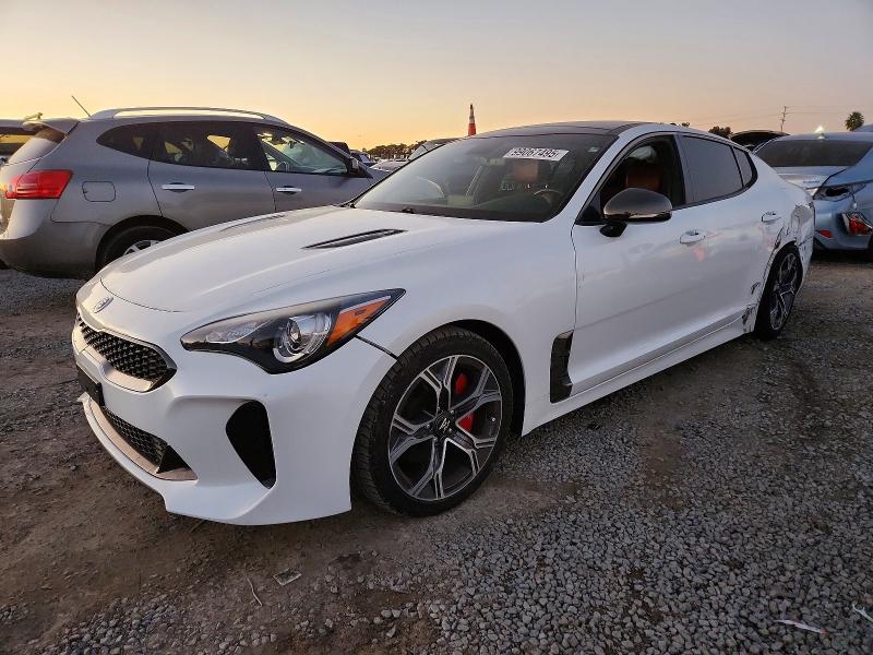 KIA STINGER 2021 with VIN KNAE15LA4M6097224 - Photo from auction