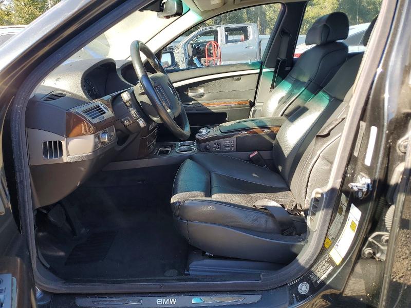 Photo 7 from auction – 2007 BMW 750 with VIN WBAHN835X7DT69863