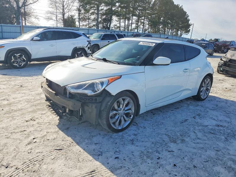 HYUNDAI VELOSTER 2013 with VIN KMHTC6ADXDU137126 - Photo from auction