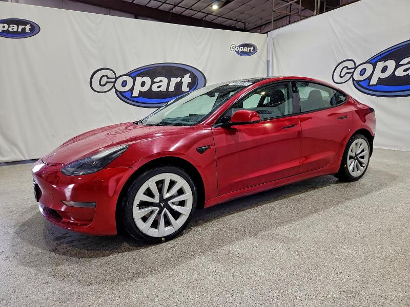 TESLA MODEL 3 2022 with VIN 5YJ3E1EA3NF304146 - Photo from auction