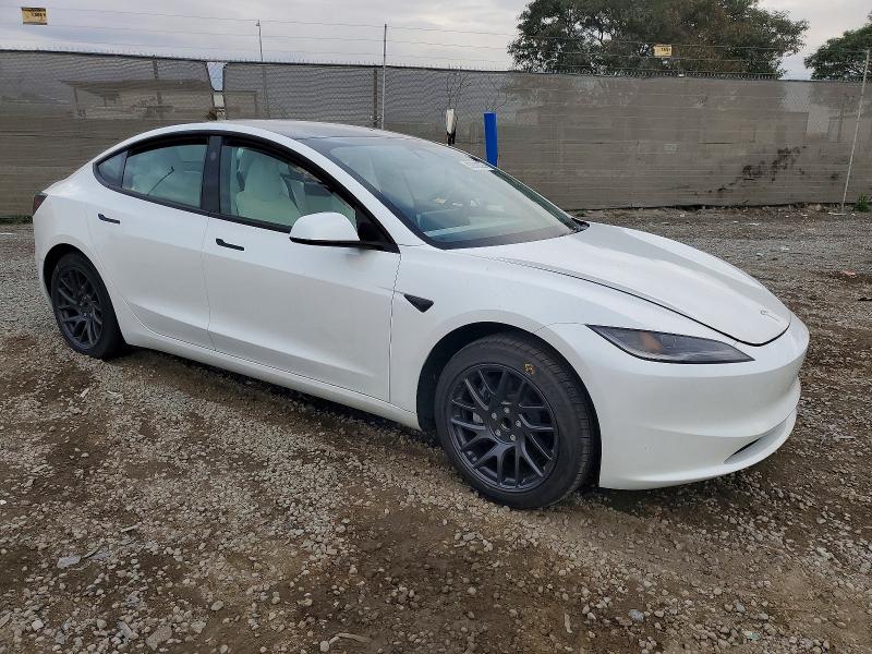 Photo 4 from auction – 2025 TESLA MODEL 3 with VIN 5YJ3E1EA7SF933100