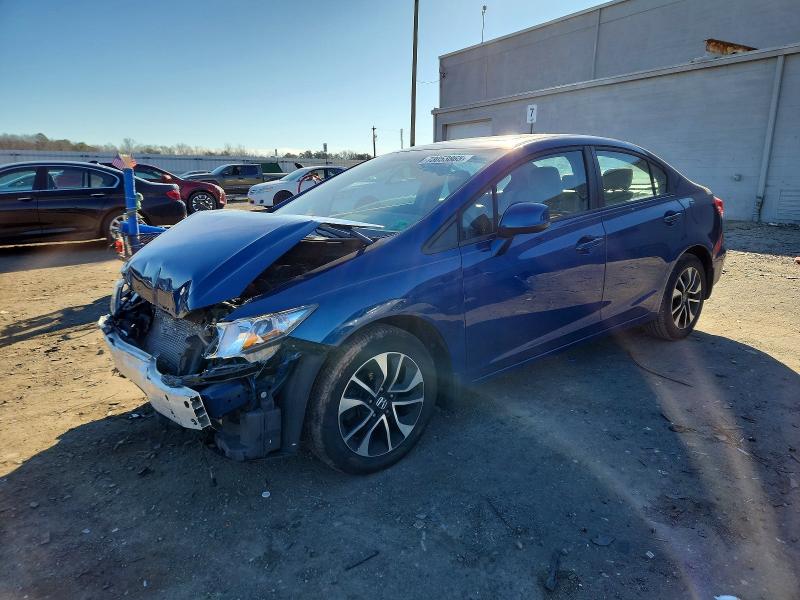HONDA CIVIC EXL 2013 with VIN 19XFB2F95DE090684 - Photo from auction